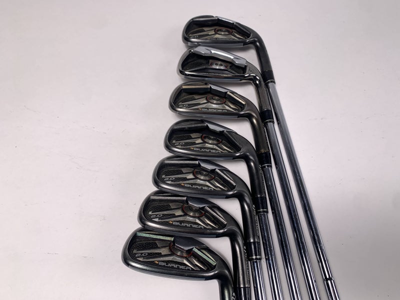 TaylorMade Burner 2.0 Iron Set 5-PW+GW Burner 2.0 Stiff Steel Mens RH