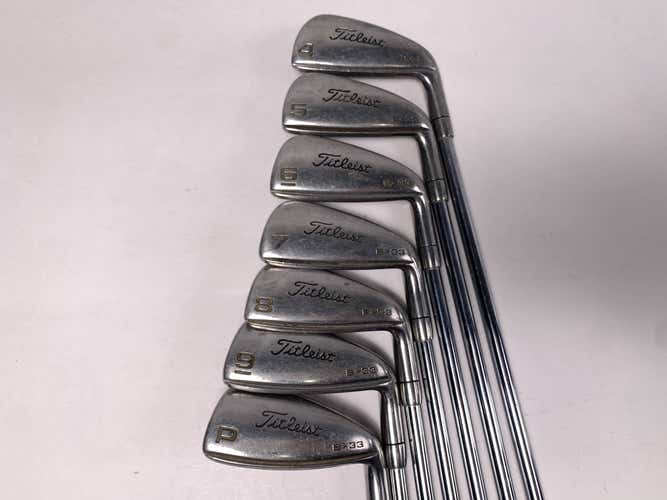 Titleist B-33 Iron Set 4-PW True Temper Flex Flow Regular Steel Mens RH