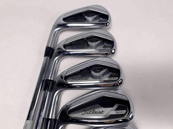 Titleist T300 2021 Iron Set 5-PW+GW True Temper AMT R300 Red Regular LH