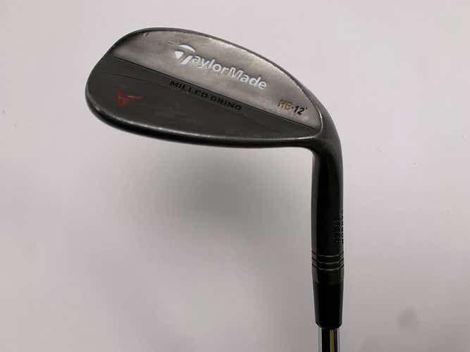 TaylorMade Milled Grind Black Lob Wedge LW 58* 12 DG Wedge Steel Mens RH