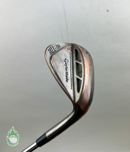 Used RH TaylorMade Hi-Toe Raw Wedge 54*-10 Extra Stiff Flex Steel Golf Club