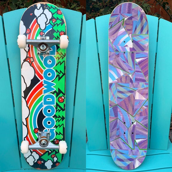 Goodwood Skateboards Double Rainbow Custom Complete Skateboard 8.0” Indy Trucks