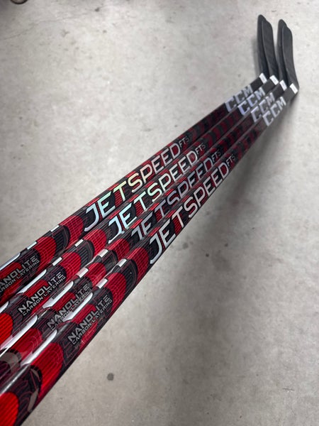 4 PACK 80 Flex P88M Senior CCM JetSpeed FT5 Pro Left Hand Hockey Stick Pro Stock NHL (New)