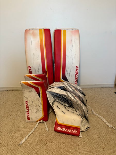 35" Bauer Supreme Shadow Regular Goalie Full Set Pro Stock (Used)