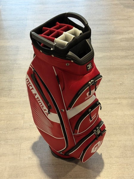 Team Effort Golf NCAA Bucket II Cooler Cart Bag Oklahoma Sooners