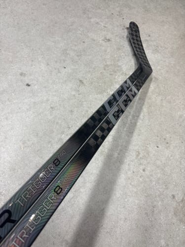 2 Pack 80 Flex P29 Senior CCM RibCor Trigger 8 Pro Left Hand Hockey Stick Pro Stock NHL (New)