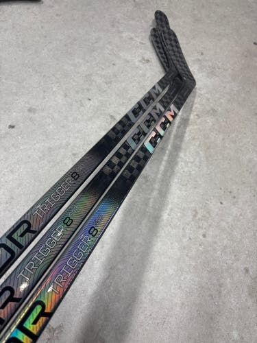 80 Flex P29 Senior CCM RibCor Trigger 8 Pro Left Hand Hockey Stick Pro Stock NHL (New)