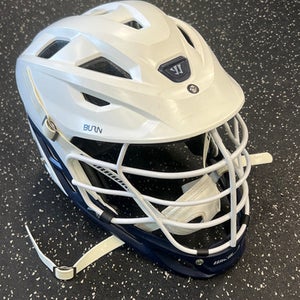 Used Warrior BURN Lacrosse Helmet White One Size 11849-S000034312