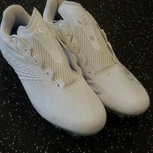 Used Under Armour Adult FB Cleats White Senior 11 11849-S000033350