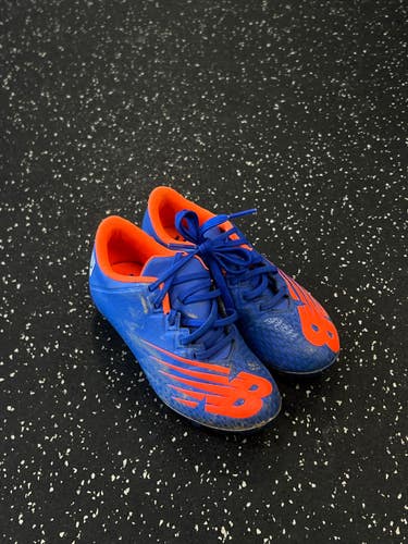 Used New Balance Soccer Cleats Royal Blue Youth 10.5 11849-S000032436