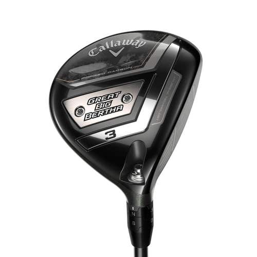 LEFT HANDED CALLAWAY 2023 GBB FAIRWAY 3 WOOD GRAPHITE LIGHT STANDARD UST MAMIYA HELIUM NANOCORE IP