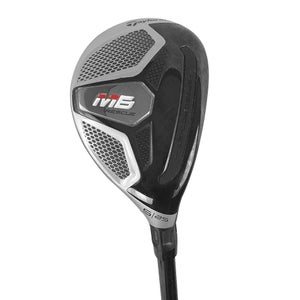 TAYLORMADE 2019 M6 RESCUE 4 HYBRID GRAPHITE LIGHT STANDARD FUJIKURA ATMOS ORANGE 5 GRAPHITE
