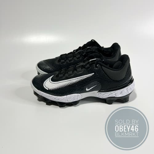 Nike Alpha Huarache Elite 4 Low MCS Black/White 12