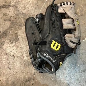 Black Wilson A450 LH Baseball Glove 12" (Used)