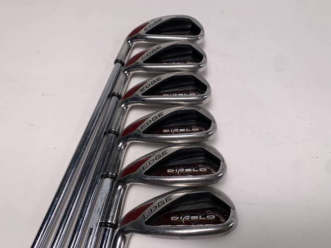Callaway Diablo Edge Iron Set 5-PW Uniflex Steel Mens LH