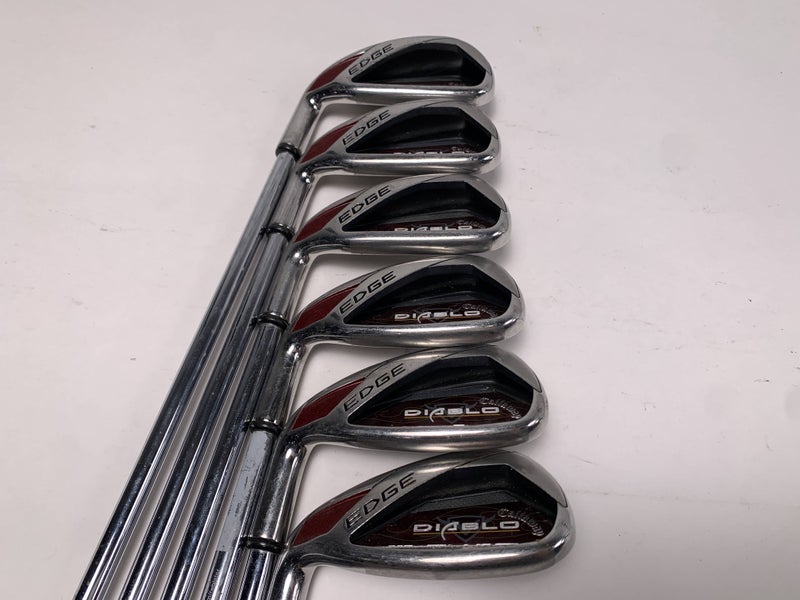 Callaway Diablo Edge Iron Set 5-PW Uniflex Steel Mens LH