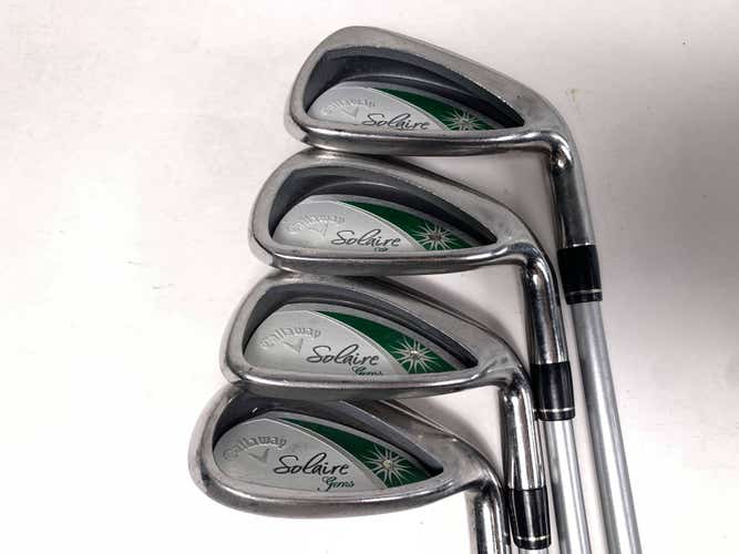 Callaway Solaire Gems Iron Set 8-PW+SW 45g Ladies Graphite Womens RH