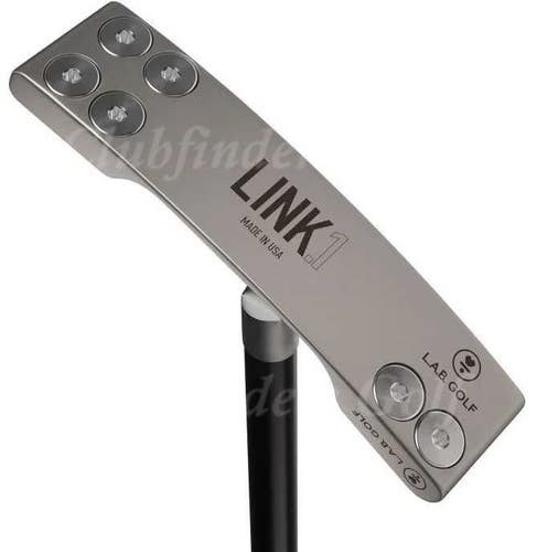 NEW! LAB Golf 2024 LINK.1 35" CS Putter Matte Black Stepped Steel w/Headcover
