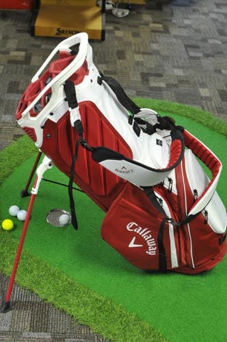 Callaway Fairway 14 Stand Golf Bag White/Red #207595