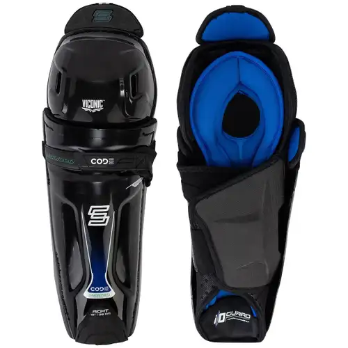 Senior Sher-Wood Code Encrypt 1 15" Shin Pads Pro Stock (New)