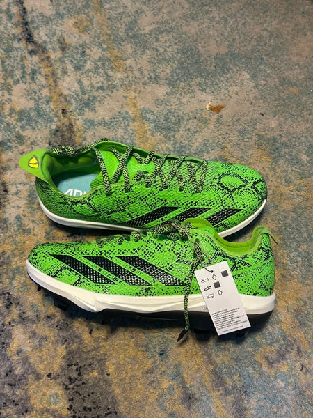 Adidas Adizero Baseball Cleats Men’s Size 11 Electric 2 Green Mamba New