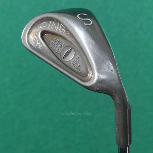 Ping Eye Black Dot SW Sand Wedge Karsten ZZ-Lite Steel Stiff