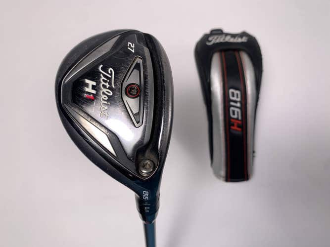 Titleist 816 H1 5 Hybrid 27* Mitsubishi Rayon Diamana M+60 HY Stiff Mens RH HC