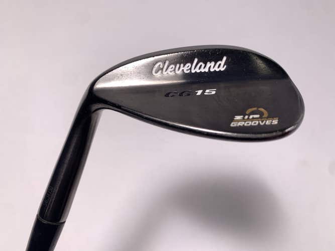 Cleveland CG15 Black Pearl Gap Wedge GW 52* 10 Bounce Traction Wedge Mens LH