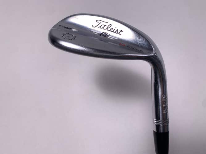 Titleist Vokey SM6 Tour Chrome Lob Wedge LW 60* 8 Bounce Wedge Steel Mens RH