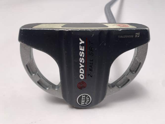 Odyssey White Steel 2-Ball SRT Putter 34.5" Mens RH