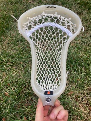 Warrior Burn Formula Head Clear (New) for faceoff specialists and FO Fogos ECD hero mesh strung