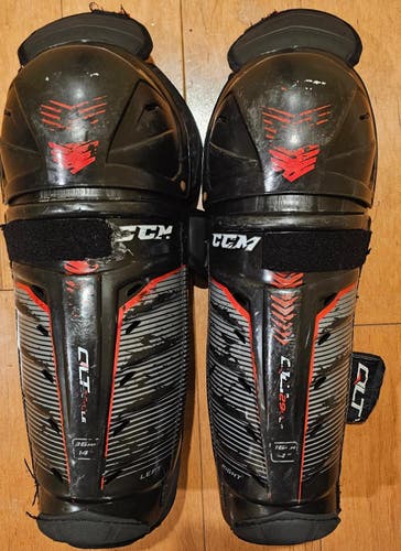 Senior CCM QLT290 14" Hockey Shin Pads (Used)