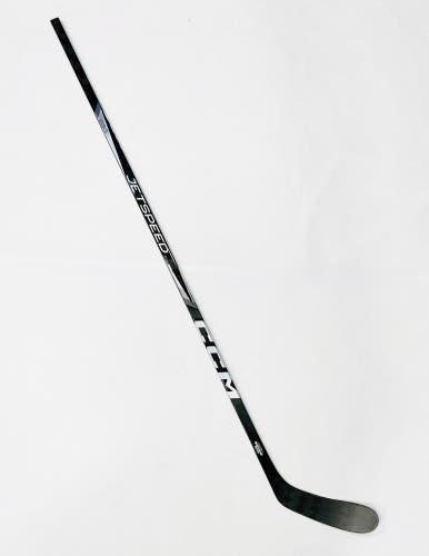 New CCM Jetspeed FT7 Pro (custom black/silver) Pro Stock - LH, P28, 75 Flex
