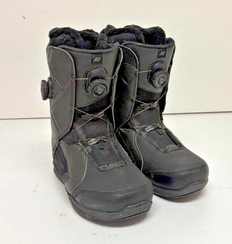 K2 Maysis Dual Boa-Coiler All-Mountain Snowboard Black US Men's 9.5 EU 42.5