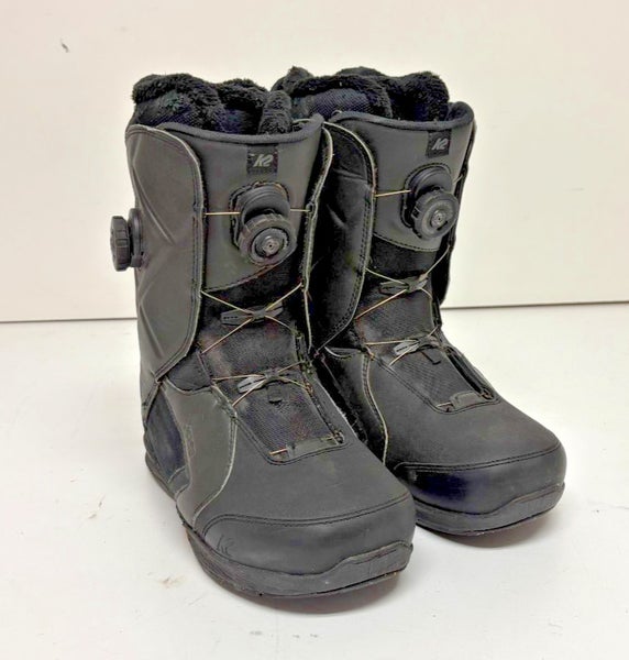 K2 Maysis Dual Boa-Coiler All-Mountain Snowboard Black US Men's 9.5 EU 42.5