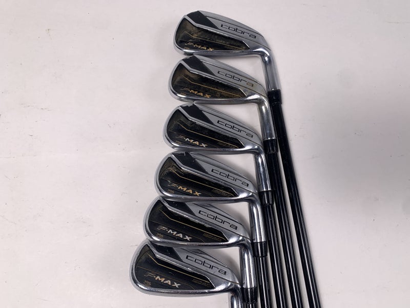 Cobra F-Max Iron Set 5-PW SuperLite 55g Senior Graphite Mens RH Midsize Grips