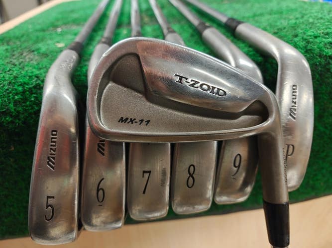 Mizuno T-Zoid MX-11 Golf Iron Set 4-PW Regular Flex Steel Shaft R300