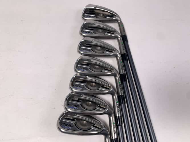 Ping G 2016 Iron Set 5-PW+GW Green Dot 2* Up CFS 70g Regular RH +1''
