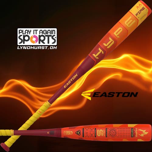 BRAND NEW! 2025 Easton Hype Fire Composite Bat (-5) 25 oz. 30”