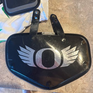 Oregon ducks game used/player used back plate.