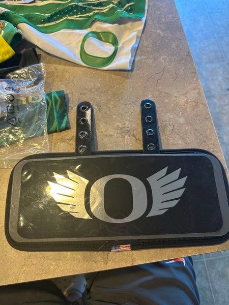 Oregon ducks player used/issued backplate