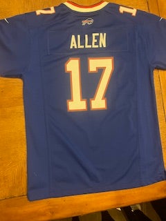 Josh Allen Large Kids Unisex Nike Jersey (Used)