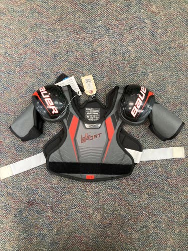 Large Youth Bauer Lil Sport Shoulder Pads (Used)