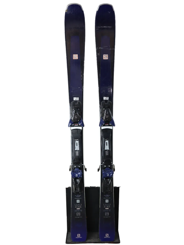 USED 2019 Salomon Aira 80 Ti Women's All-Mountain Skis with Salomon Z10 Bindings - 148cm