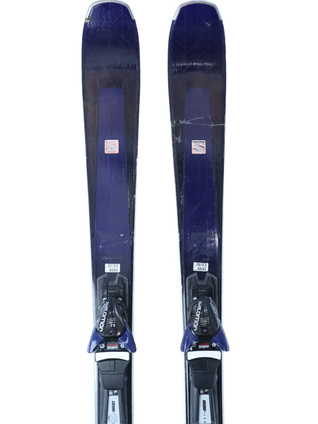 salomon aira 80ti ski 2019 women's USED 2019 Salomon Aira 80 Ti Women's All-Mountain Skis with Salomon Z10  Bindings - 148cm | SidelineSwap