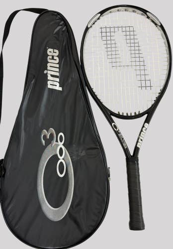 Prince O3 Silver 118 Oversized Tennis Racquet 4 1/2