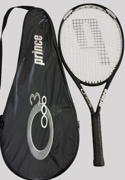 Prince O3 Silver 118 Oversized Tennis Racquet 4 1/2