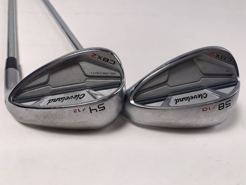 Cleveland CBX 2 Wedge Set 54* 12 | 58* 10 DG X100 Wedge Steel Mens RH