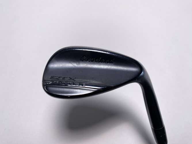 Cleveland RTX ZipCore Black Satin Lob Wedge LW 58* 12 NS Pro Zelos 8 Regular RH