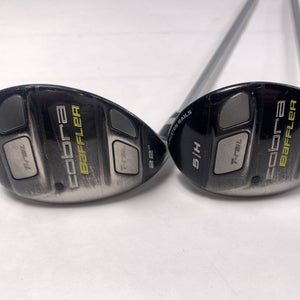 Cobra Baffler T-Rail 4 & 5 Hybrid Set 22* 25* Tour AD 65g Senior LH